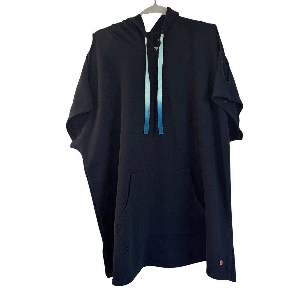 Livi active size 3x cold shoulder terry active sweatshirt or swim cover up